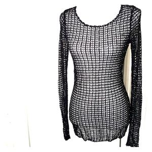 NWT ARMANI EXCHANGE SEE TROUGH TOP